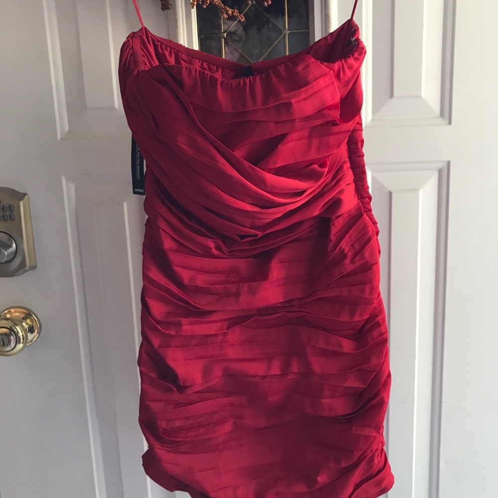 Express Mini Dress, Strapless